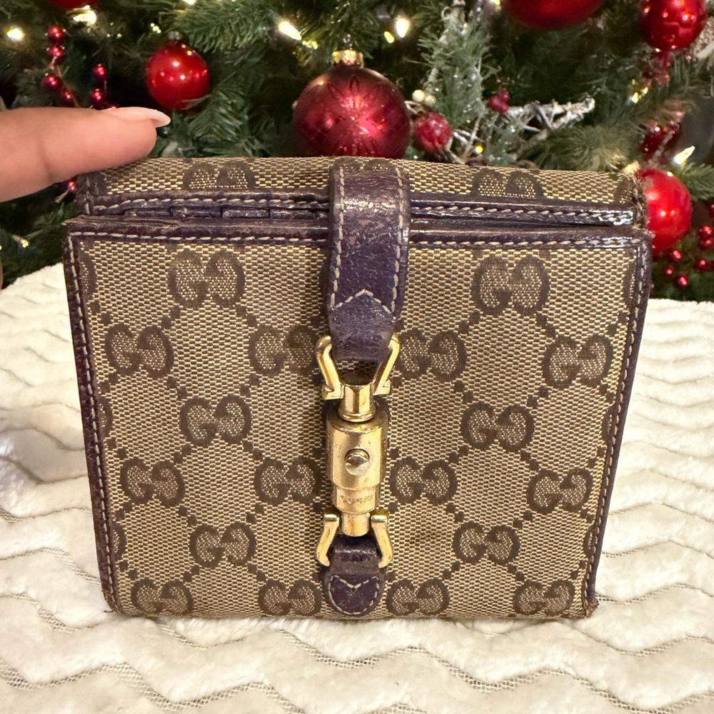 Gucci Brown Monogram Canvas with Gold Hardware